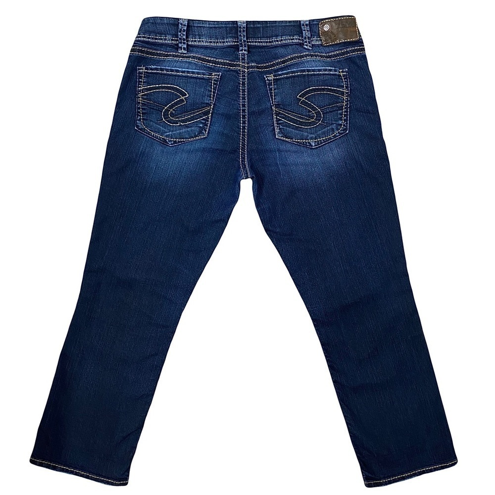 SILVER Suki Capri cropped jeans Womens size 31
